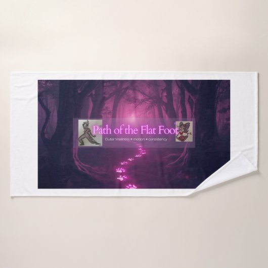 Path of the Flat Foot workout towel バスタオル (バスタオル)