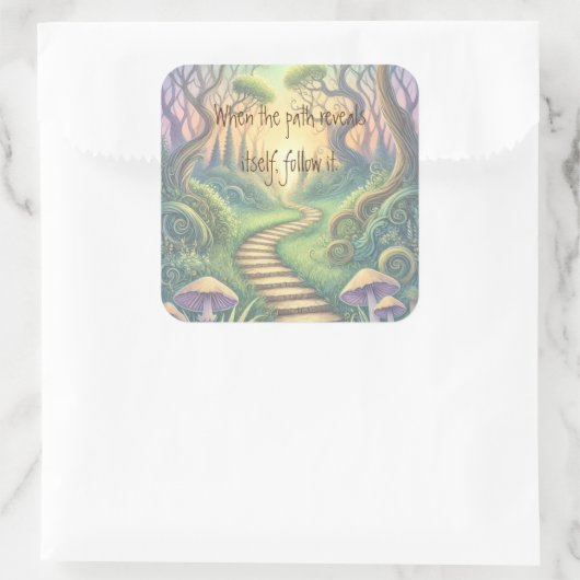 Path & Quote スクエアシール (バッグ)