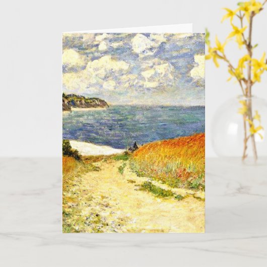 Path through the Corn at Pourville, カード (黄色い花)