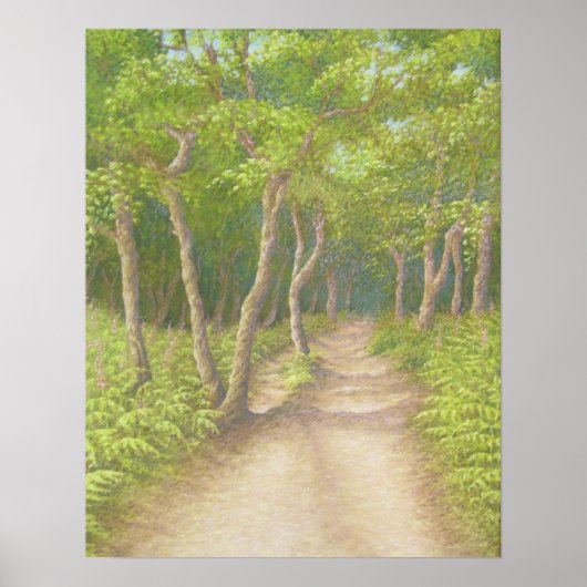 Path Through the Trees, Leith Hill Poster ポスター (正面)