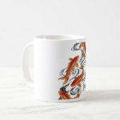 Path – Timeless Koi Symbol of Growth, Direction コーヒーマグカップ (正面左)