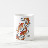 Path – Timeless Koi Symbol of Growth, Direction コーヒーマグカップ (中央)