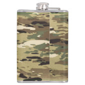 Pathfinderバッジ – 「First In Last Out」迷彩柄 フラスク (裏面)