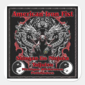 Pathfindersの新しいステッカーロゴ1 スクエアシール (正面)