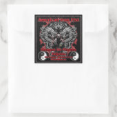 Pathfindersの新しいステッカーロゴ1 スクエアシール (バッグ)