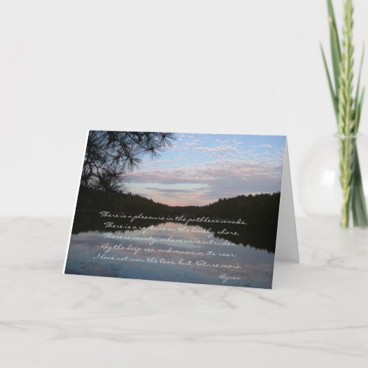 「pathless森の喜び」の挨拶状 カード (正面)