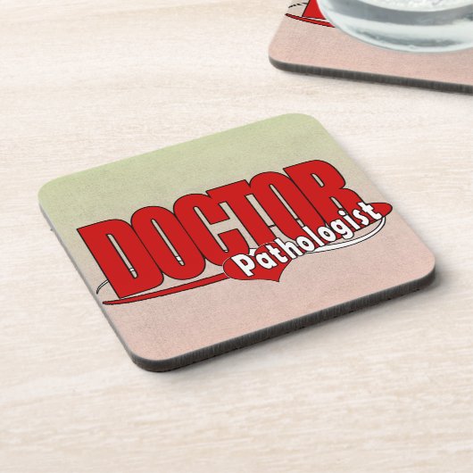 PATHOLOGISTロゴの博士 コースター (左側)