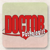 PATHOLOGISTロゴの博士 コースター (正面)