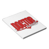 PATHOLOGISTロゴの博士 ノートパッド (アングル)