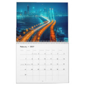 Paths of Serenity – 2026 Scenic Road Calendar カレンダー (2月 2027)