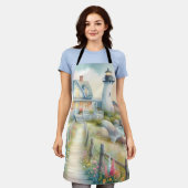 Pathway to the Lighthouse Coastal Cottage エプロン (着用した状態)