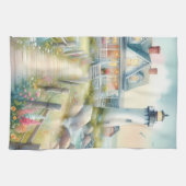 Pathway to the Lighthouse Coastal Cottage キッチンタオル (横)