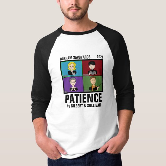 Patience 2021 Tシャツ（白） Tシャツ (正面)
