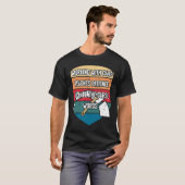 Patience and Cussing Car  Mechanic Car Enthusiast Tシャツ (正面フル)