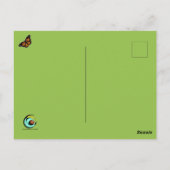 PATIENCE BUTTERFLY by Slipperywindow ポストカード (裏面)