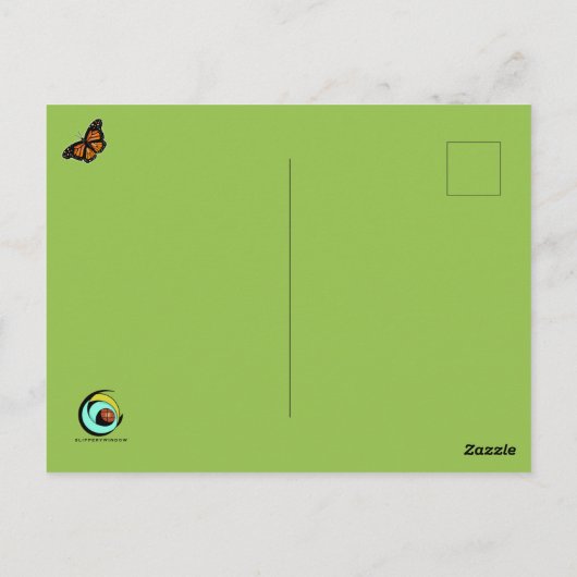 PATIENCE BUTTERFLY by Slipperywindow ポストカード (裏面)