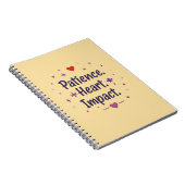 Patience. Heart. Impact. – Special Ed Teacher ノートブック (右側)