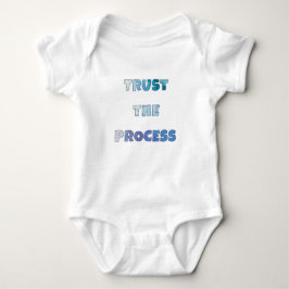 Patience & Progress – Trust The Process デザイン ベビーボディスーツ