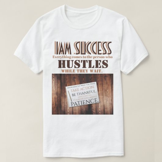 PATIENCE Tシャツ (デザイン正面)