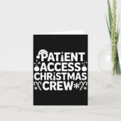 Patient Access Christmas Crew Funny Holiday Xmas P カード (正面)