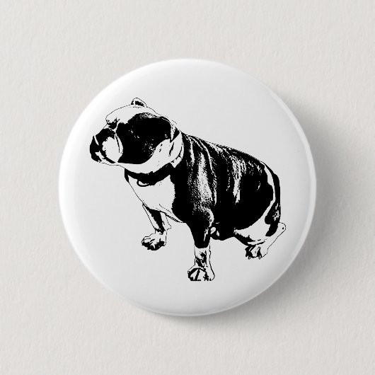 Patient and Present 缶バッジ (正面)