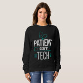 Patient Care Technician PCT Medical Tech Apparel 3 スウェットシャツ (正面フル)