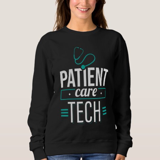 Patient Care Technician PCT Medical Tech Apparel 3 スウェットシャツ (正面)