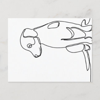 Patient Dog ポストカード