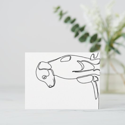 Patient Dog ポストカード (スタンド正面)