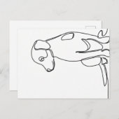 Patient Dog ポストカード (正面/裏面)