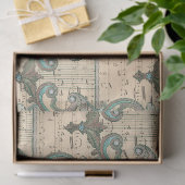 Patina HarpsとCream Decompageに関するミュージックノート 薄葉紙 (ギフト)