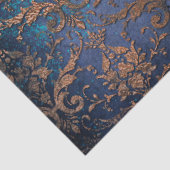 Patina Scroll Work Flowers on Purple Decompage 薄葉紙 (詳細)