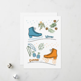 Patinando en Navidades シーズンカード