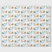 Patinando en Navidades ラッピングペーパー (フラット)