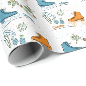 Patinando en Navidades ラッピングペーパー (ロールコーナー)