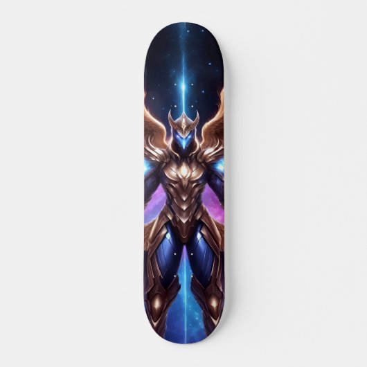 Patineta Alienígena Con Armazón Dorado  スケートボード (正面)