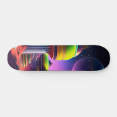 Patineta Ciudad En Planeta Extragaláctico スケートボード (横)