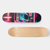 Patineta Coche Deportivo Y Luces De Neón スケートボード (横)