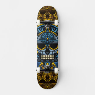 Patineta cráneo azteca スケートボード
