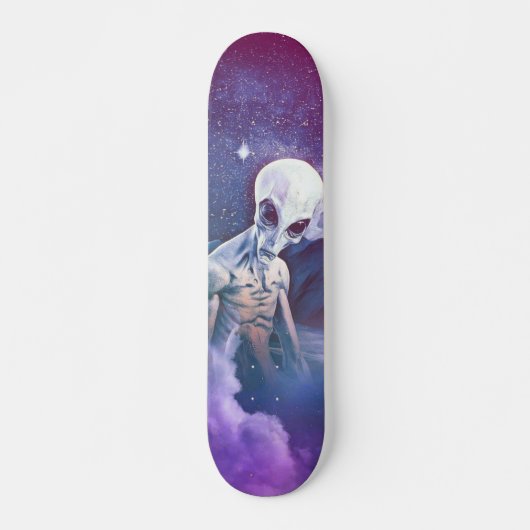 Patineta Extraterrestre En Su Planeta Lejano スケートボード (正面)