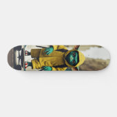Patineta Extraterrestre Verde Patinador スケートボード (横)