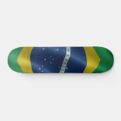 Patineta Flamante Bandera De Brasil スケートボード (横)