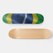 Patineta Flamante Bandera De Brasil スケートボード (横)