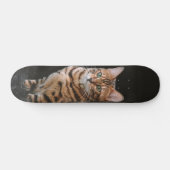 Patineta Gato De Raza Bengala スケートボード (横)