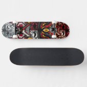 Patineta Máscara del bromista スケートボード (横)