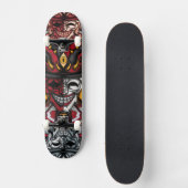 Patineta Máscara del bromista スケートボード (正面)