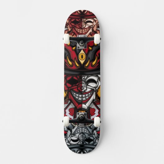 Patineta Máscara del bromista スケートボード (正面)