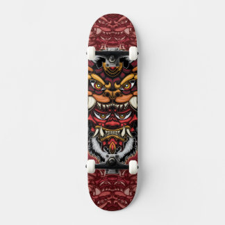 Patineta Máscara guerrero Leon スケートボード