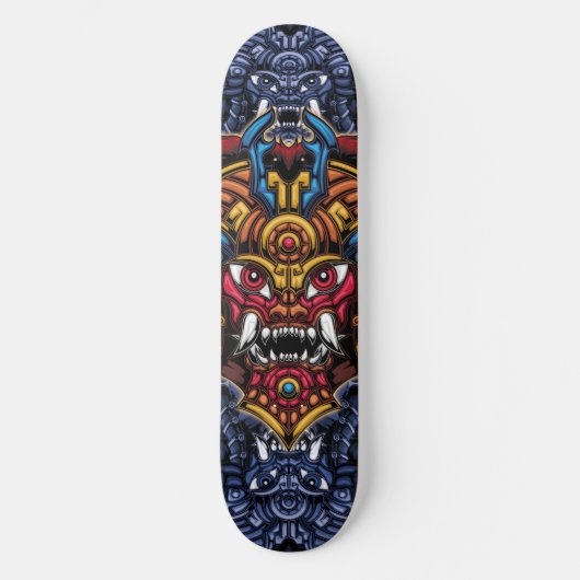 Patineta Máscara Señora de la Guerra スケートボード (正面)