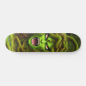 Patineta Monstruo De Medusa Verde スケートボード (横)